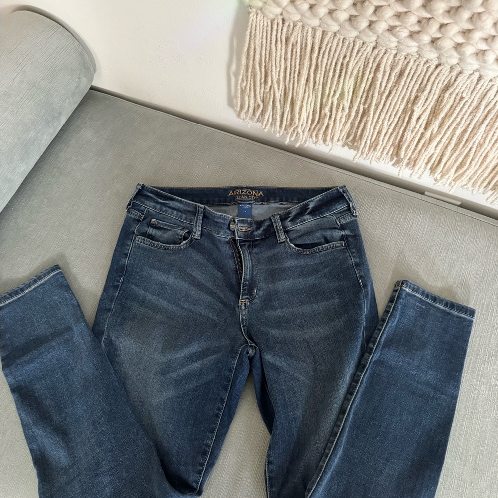Arizona Jean Company Women's Dark Blue Skinny Jeans